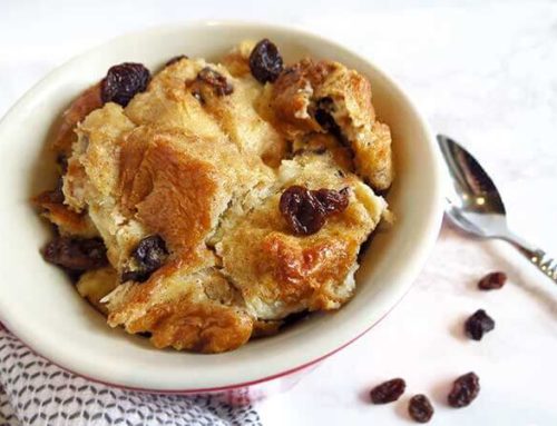 Blueberry Raisin Bread Pudding