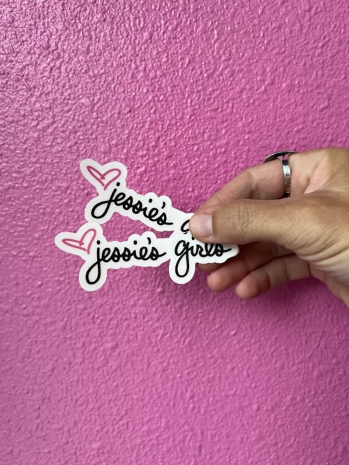 JG signature logo sticker