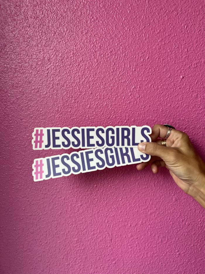 Jessie's Girls Hashtag Sticker - Image 3